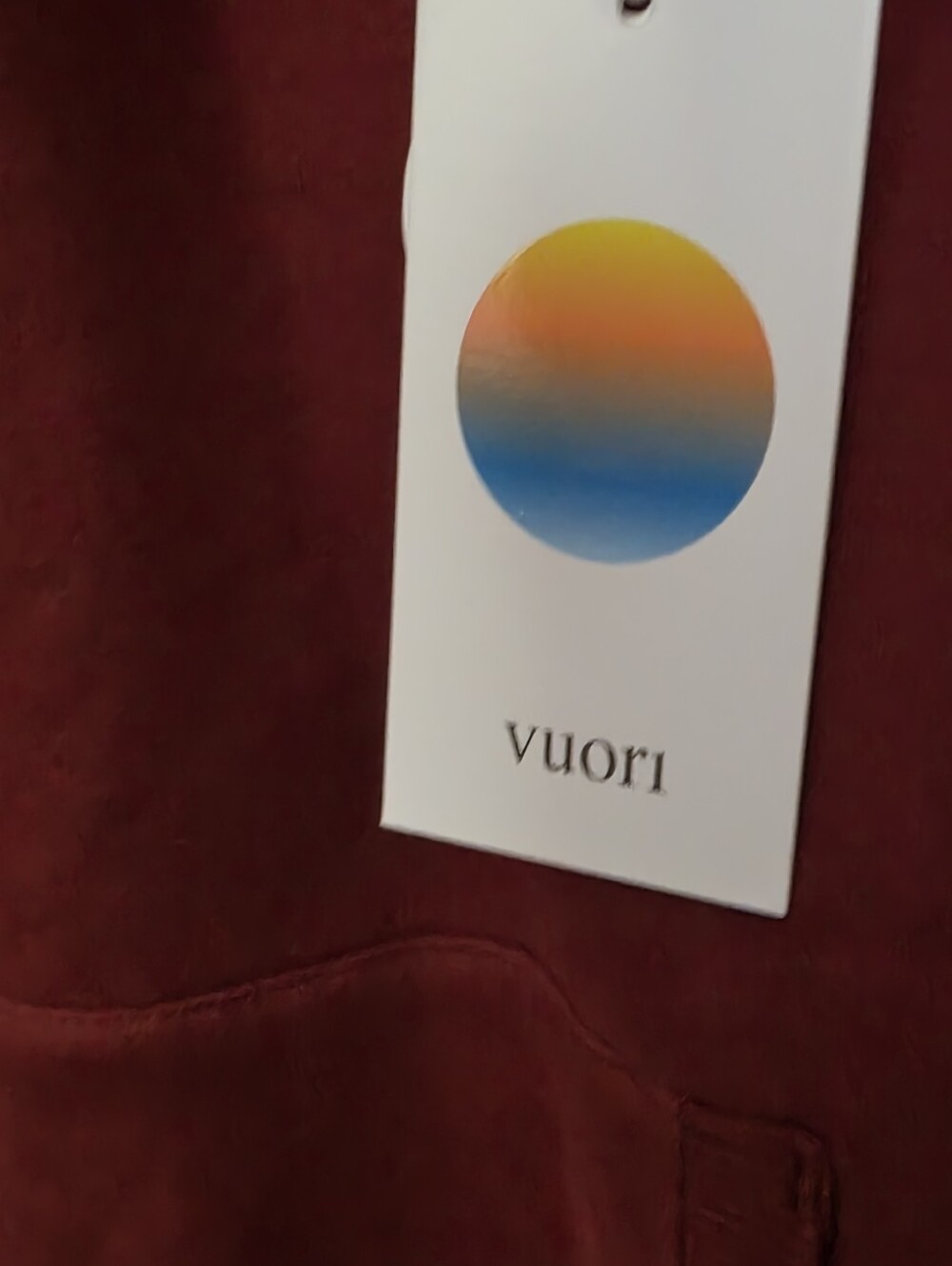Vuori NWT Men's Seaside Pullover Hoodie In Spiced Apple Size L - Picture 4 of 7